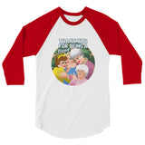 Thank You for Being a Friend (Raglan) - White/Red