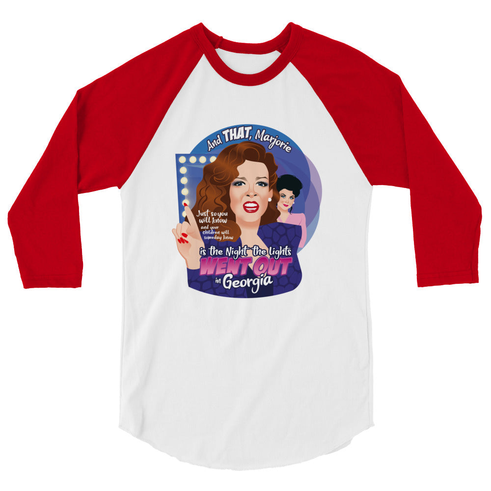 Just So You Know (Raglan) - White/Red