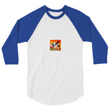 The Wind Done Already Had Herses (Raglan) - White/Royal