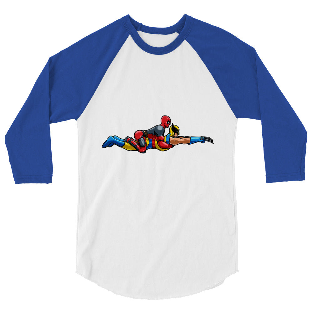 Ambiguously Gay (Raglan) - White/Royal