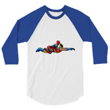 Ambiguously Gay (Raglan) - White/Royal