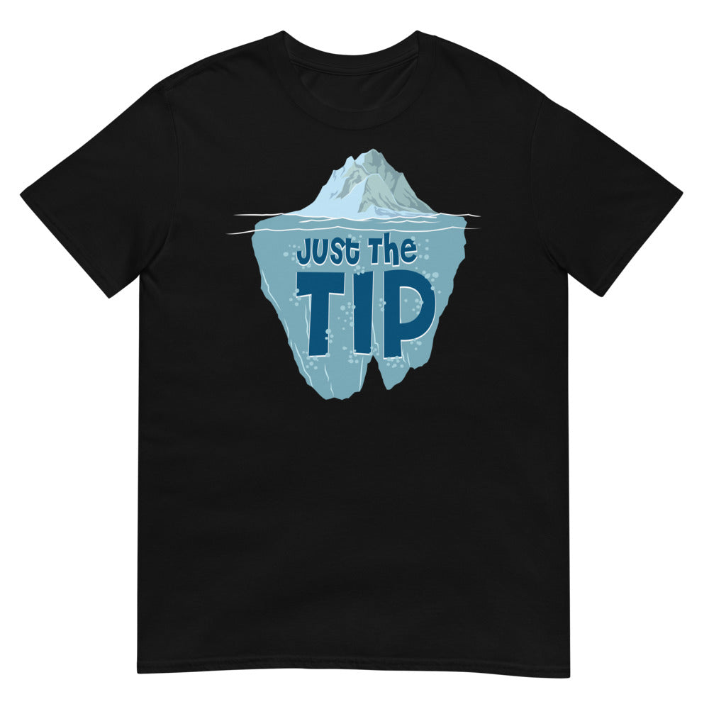 Debut garment mockup | Just the Tip (Daily Dozen) | Black