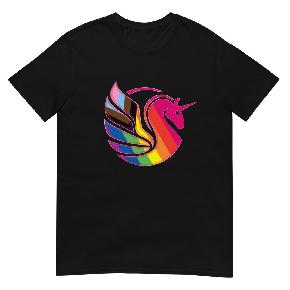 Debut garment mockup | Swish Pride Edition Logo (Daily Dozen) | Black