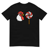 Debut garment mockup | Why did the Chicken (Daily Dozen) | Black