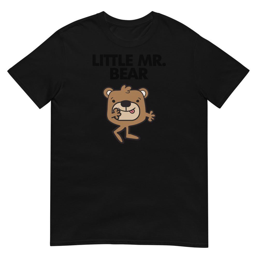 Debut garment mockup | Little Mr. Bear (Daily Dozen) | Black