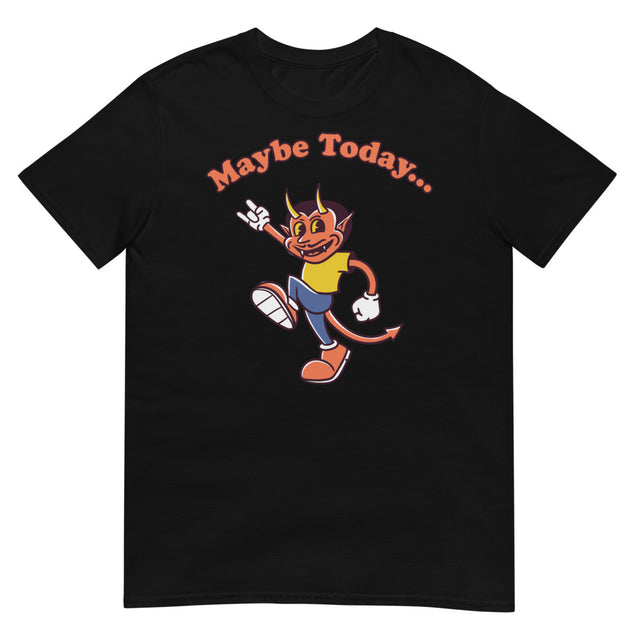 Debut garment mockup | Maybe Today (Daily Dozen) | Black