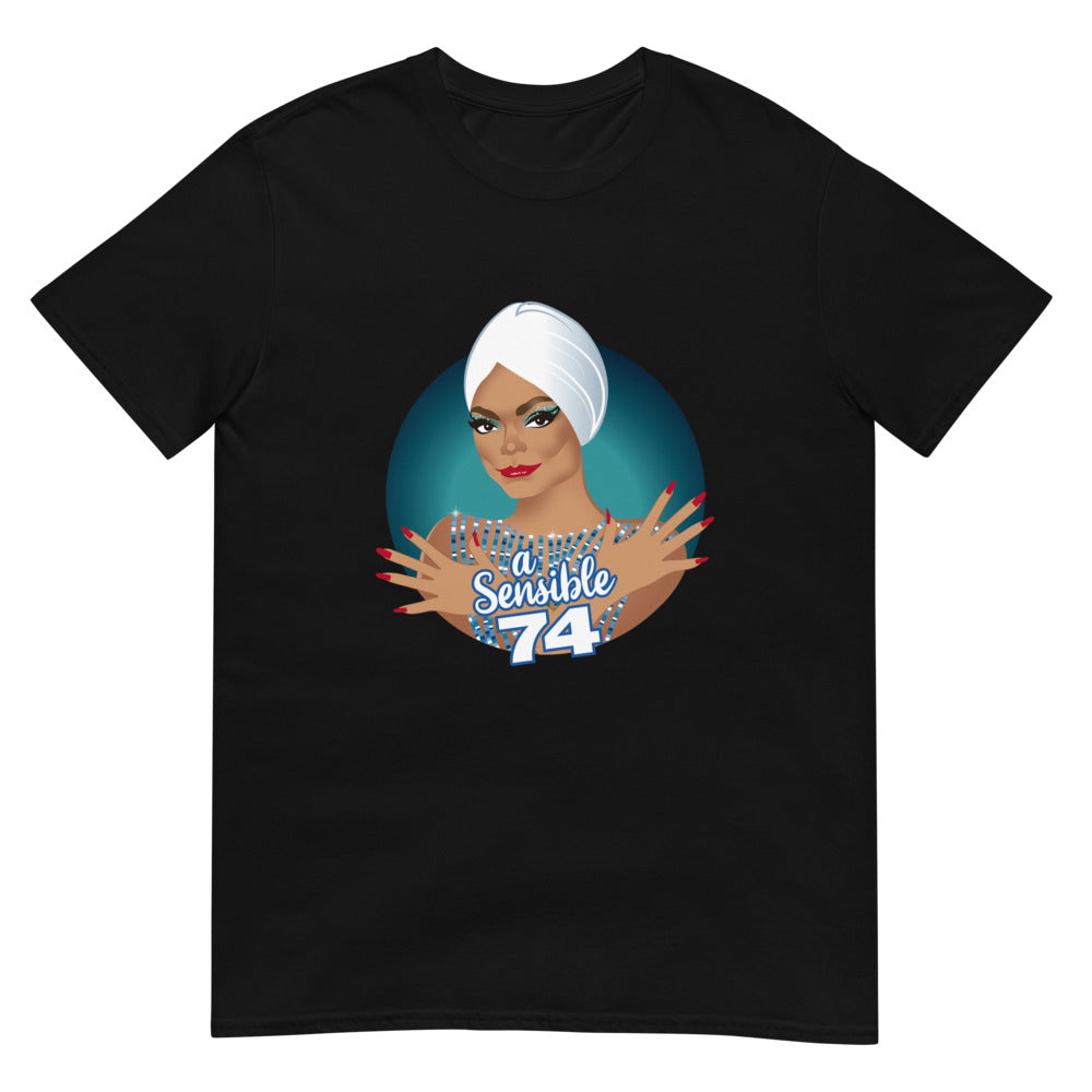 Debut garment mockup | Sensible 74 (Daily Dozen) | Black