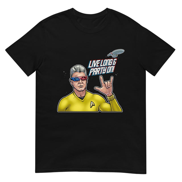 Debut garment mockup | Captain Daddy (Daily Dozen) | Black