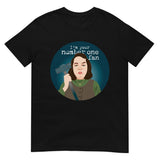 Debut garment mockup | Number One Fan (Daily Dozen) | Black