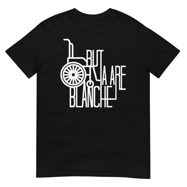 Debut garment mockup | But Ya Are Blanche (Daily Dozen) | Black