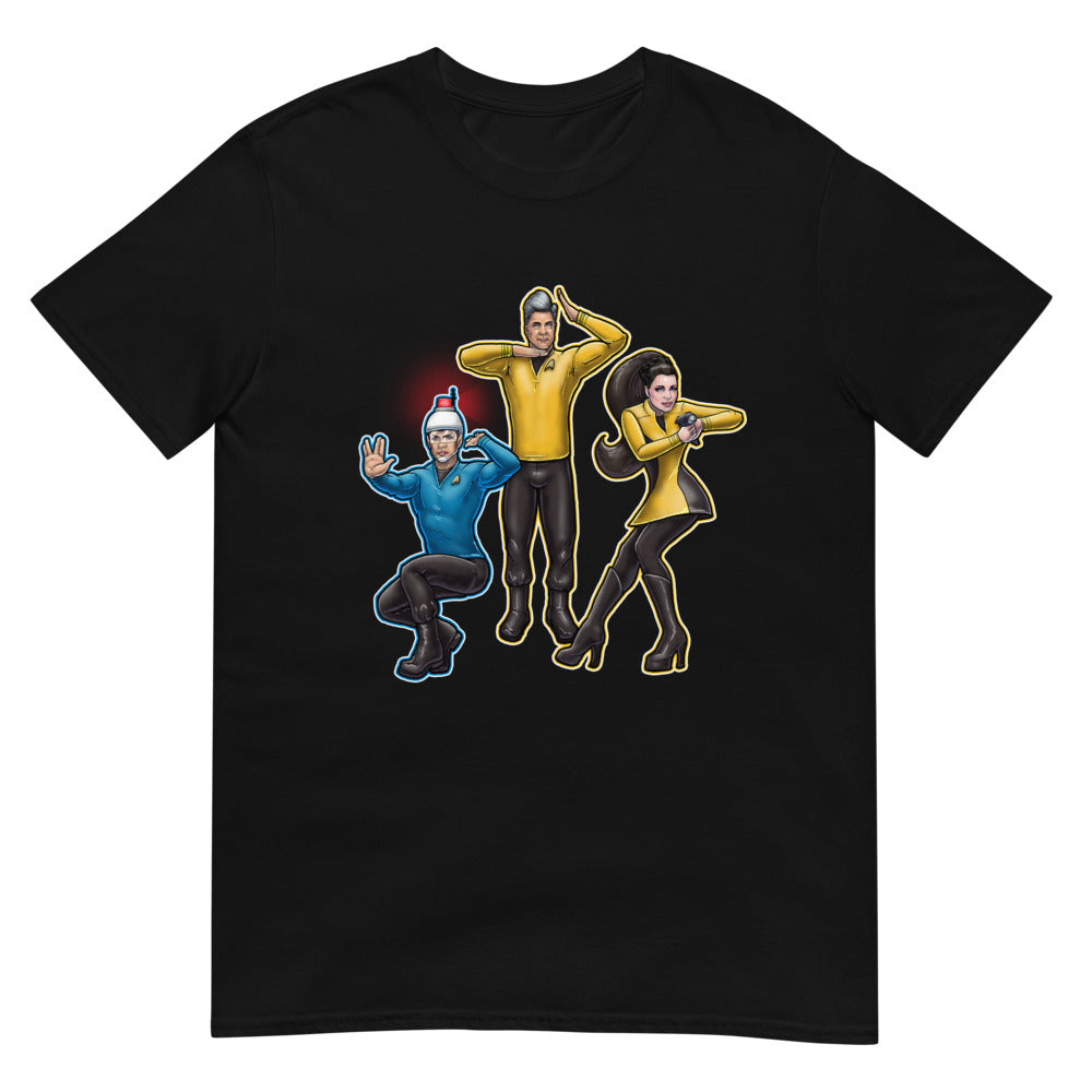 Debut garment mockup | Warp that Effing Duck (Daily Dozen) | Black