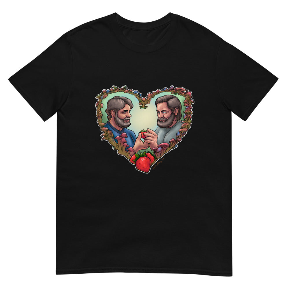 Debut garment mockup | Strawberry Fields (Daily Dozen) | Black