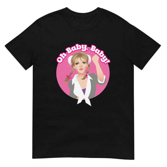 Debut garment mockup | Oh Baby (Daily Dozen) | Black
