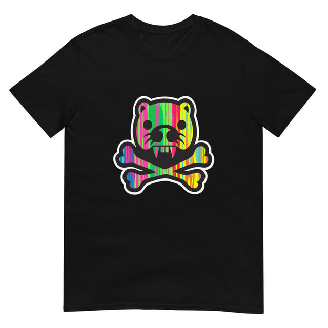 Debut garment mockup | Psycho Otter (Daily Dozen) | Black