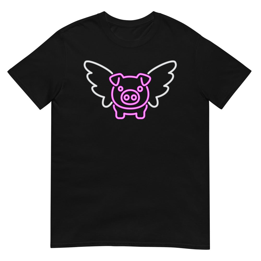 Debut garment mockup | Air Piggy (Daily Dozen) | Black