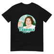 Debut garment mockup | You're Terrible Muriel (Daily Dozen) | Black
