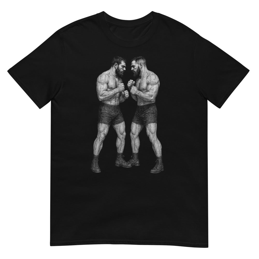 Debut garment mockup | Face Off (Daily Dozen) | Black