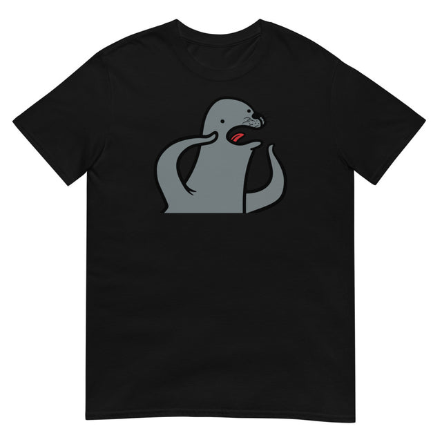 Debut garment mockup | Gay Seal (Daily Dozen) | Black