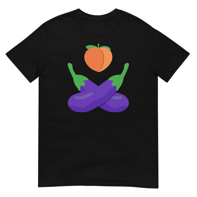 Debut garment mockup | Eat Your Vegetables (Daily Dozen) | Black