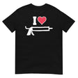 Debut garment mockup | I Love Caulk (Daily Dozen) | Black