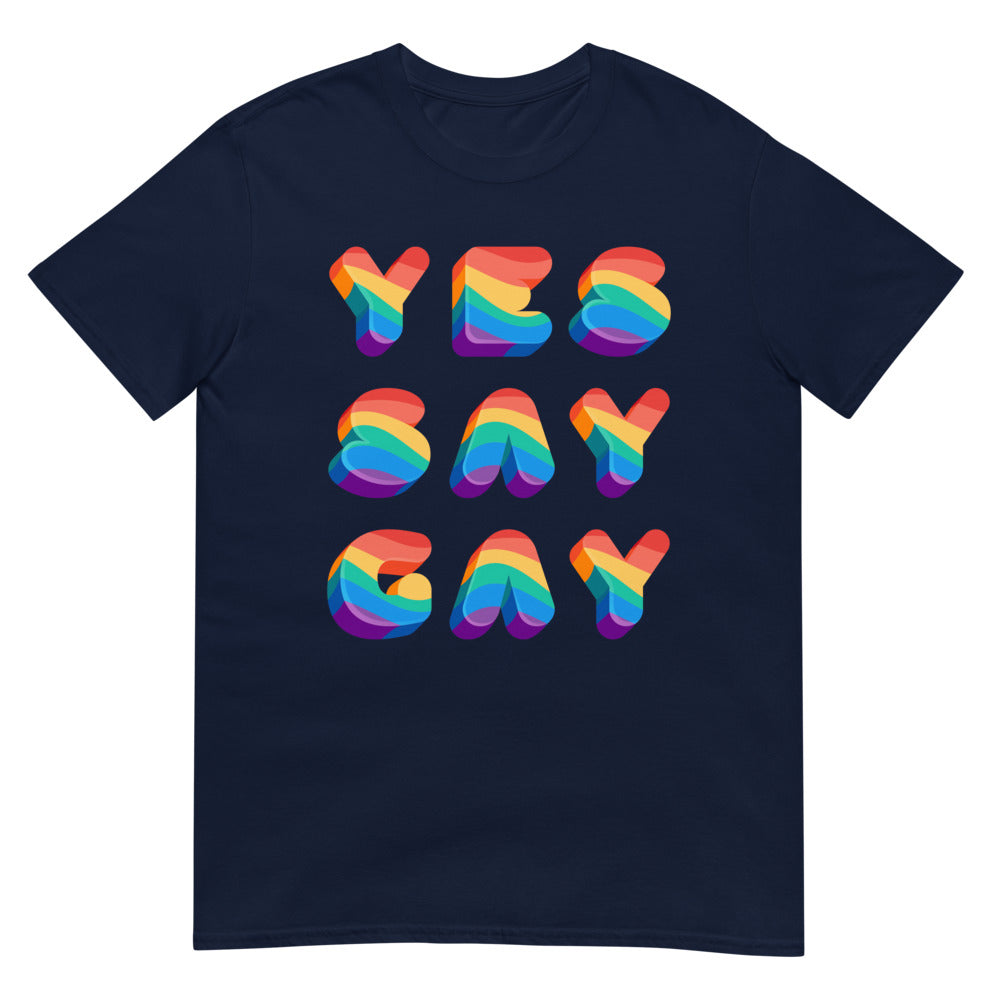Yes Say Gay (Daily Dozen) - Navy