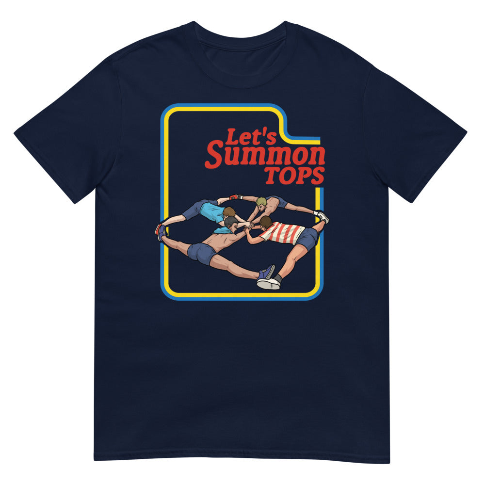 Debut garment mockup | Let's Summon Tops (Daily Dozen) | Navy