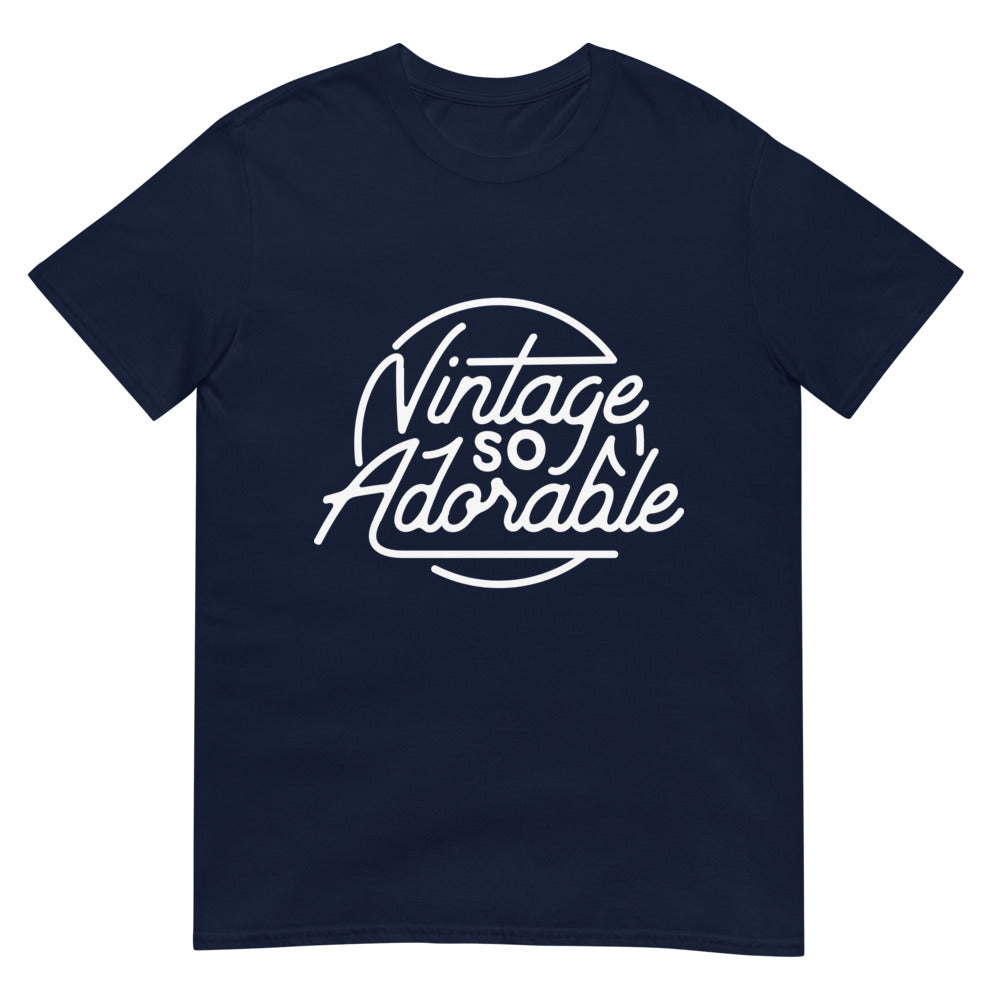 Debut garment mockup | Vintage So Adorable (Daily Dozen) | Navy