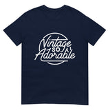 Debut garment mockup | Vintage So Adorable (Daily Dozen) | Navy