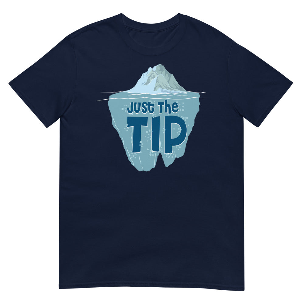Debut garment mockup | Just the Tip (Daily Dozen) | Navy