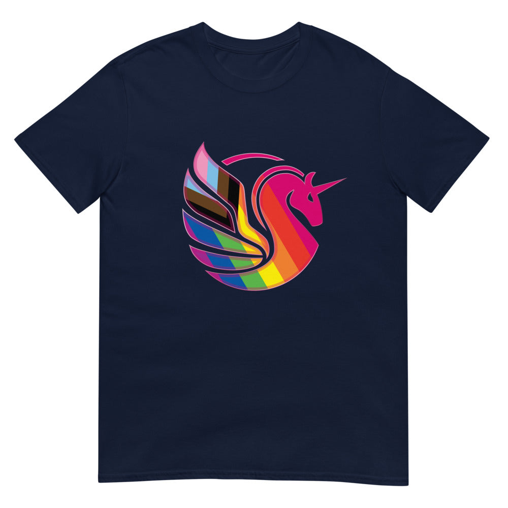 Debut garment mockup | Swish Pride Edition Logo (Daily Dozen) | Navy