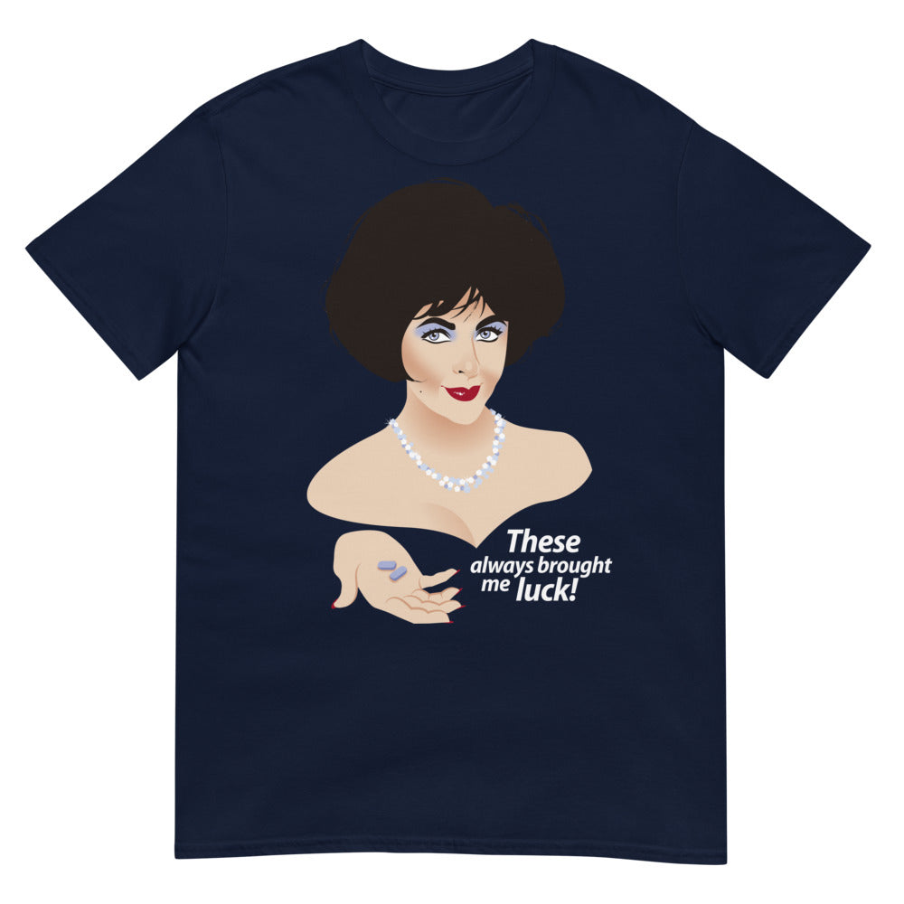 Debut garment mockup | Blue Diamonds (Daily Dozen) | Navy