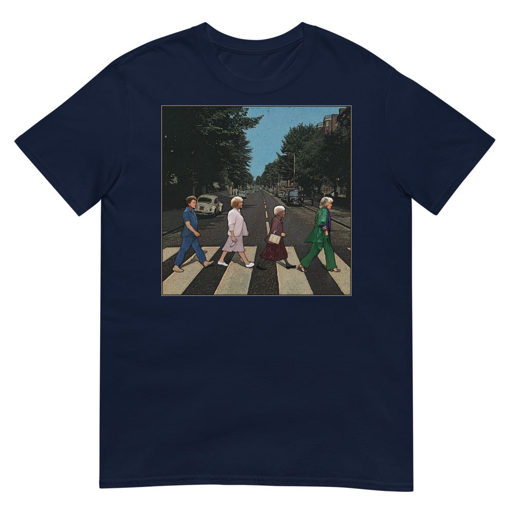 Debut garment mockup | Escape from Shady Pines (Daily Dozen) | Navy