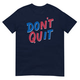 Debut garment mockup | Don't Quit (Daily Dozen) | Navy