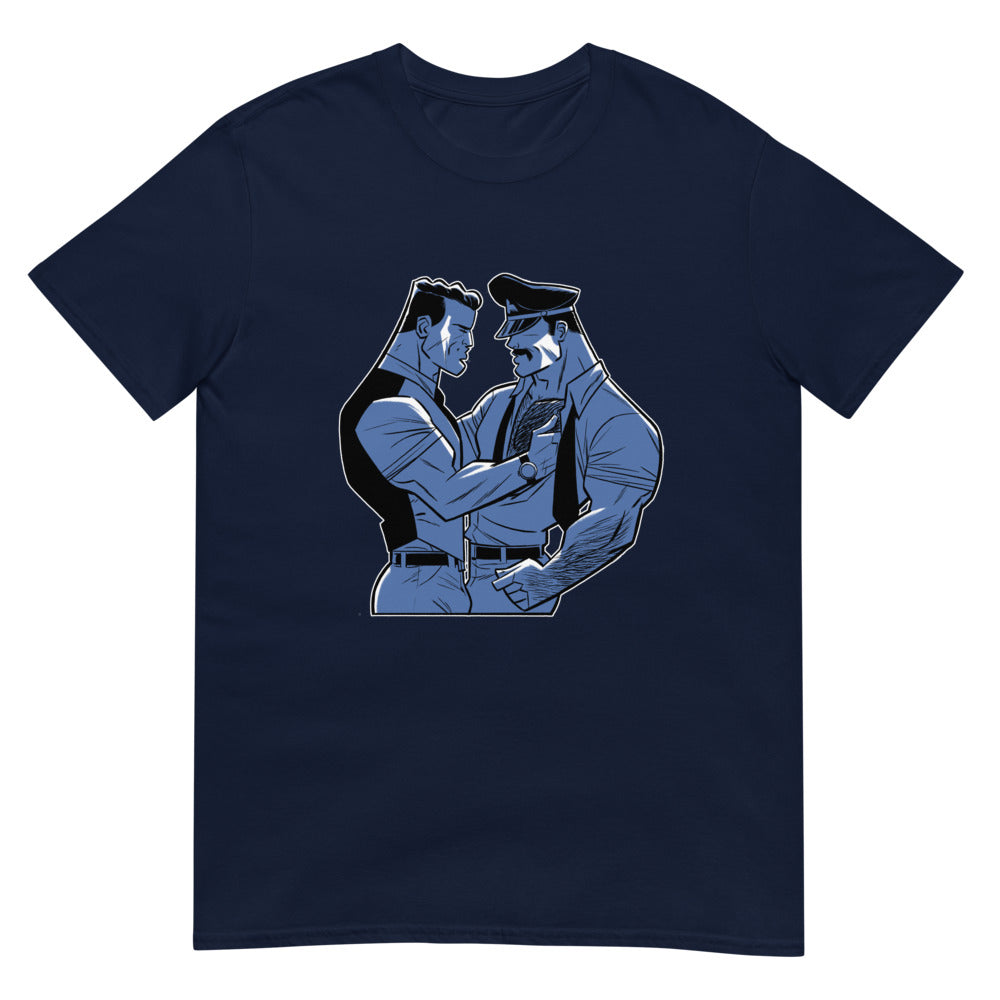 Debut garment mockup | Friendly Skies (Daily Dozen) | Navy