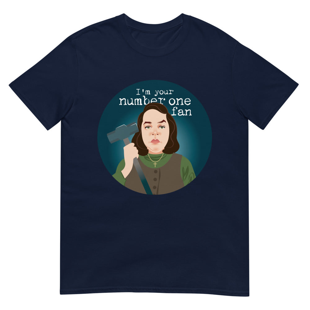 Debut garment mockup | Number One Fan (Daily Dozen) | Navy