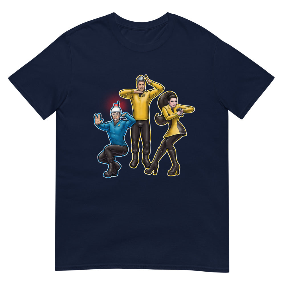 Debut garment mockup | Warp that Effing Duck (Daily Dozen) | Navy