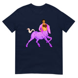 Debut garment mockup | Centaur of Attention (Daily Dozen) | Navy