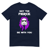 Debut garment mockup | May the Fierce Be With You (Daily Dozen) | Navy