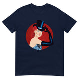 Debut garment mockup | Red Wind Mill (Daily Dozen) | Navy