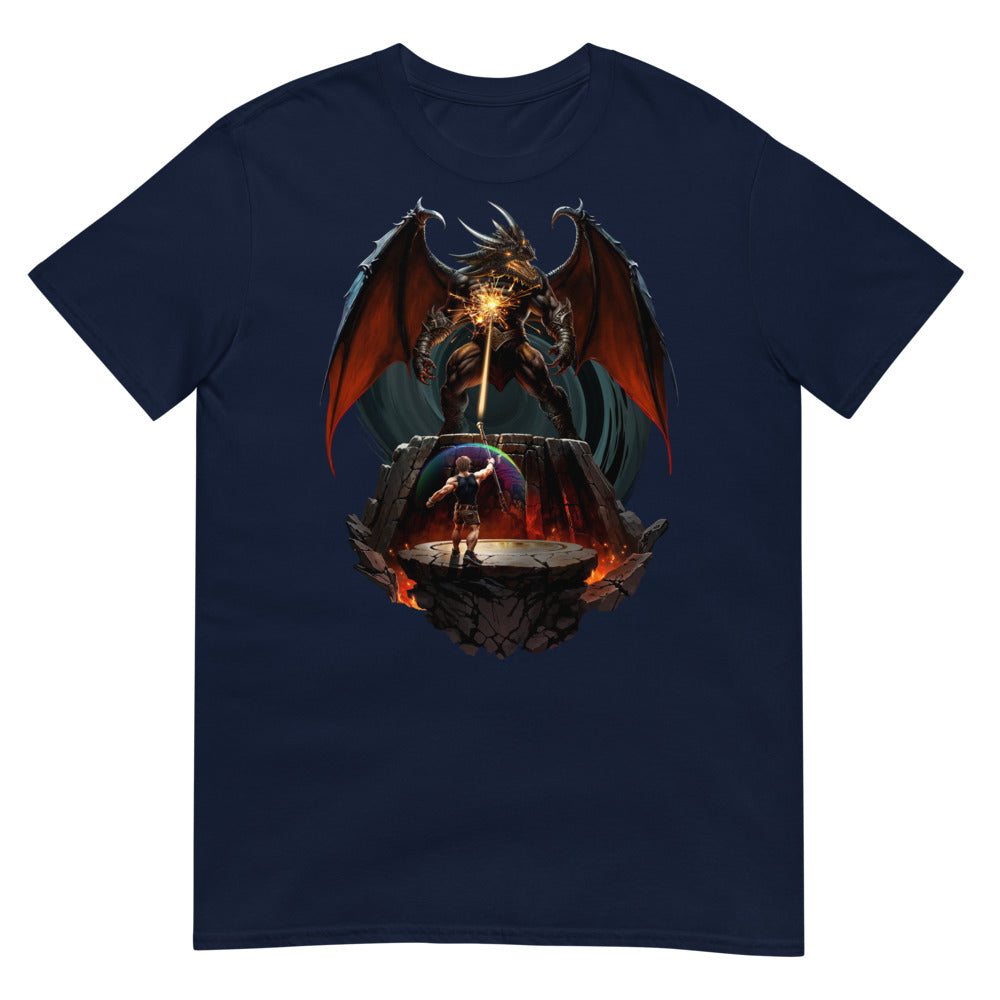 Debut garment mockup | Dungeons and Daddies (Daily Dozen) | Navy