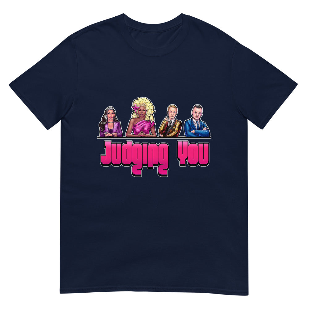 Debut garment mockup | Judging You (Daily Dozen) | Navy