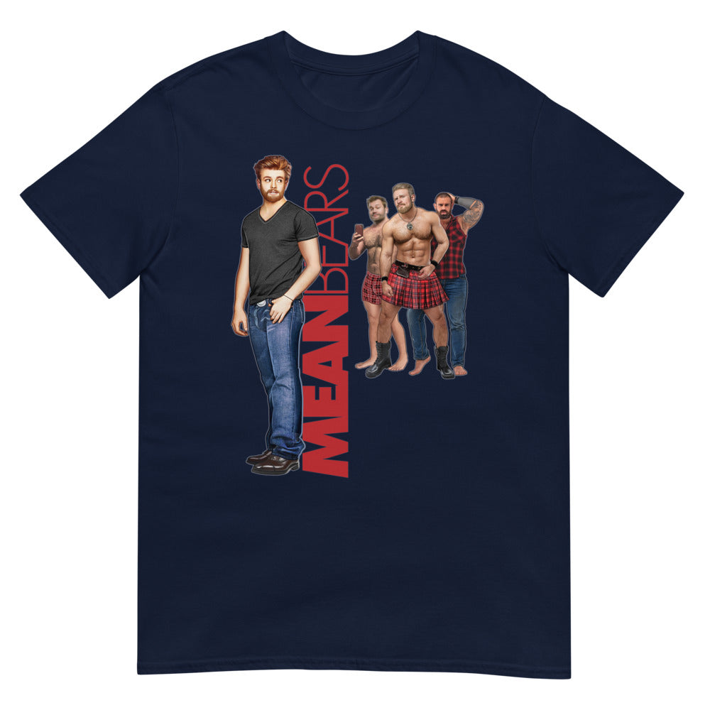 Debut garment mockup | Mean Bears (Daily Dozen) | Navy