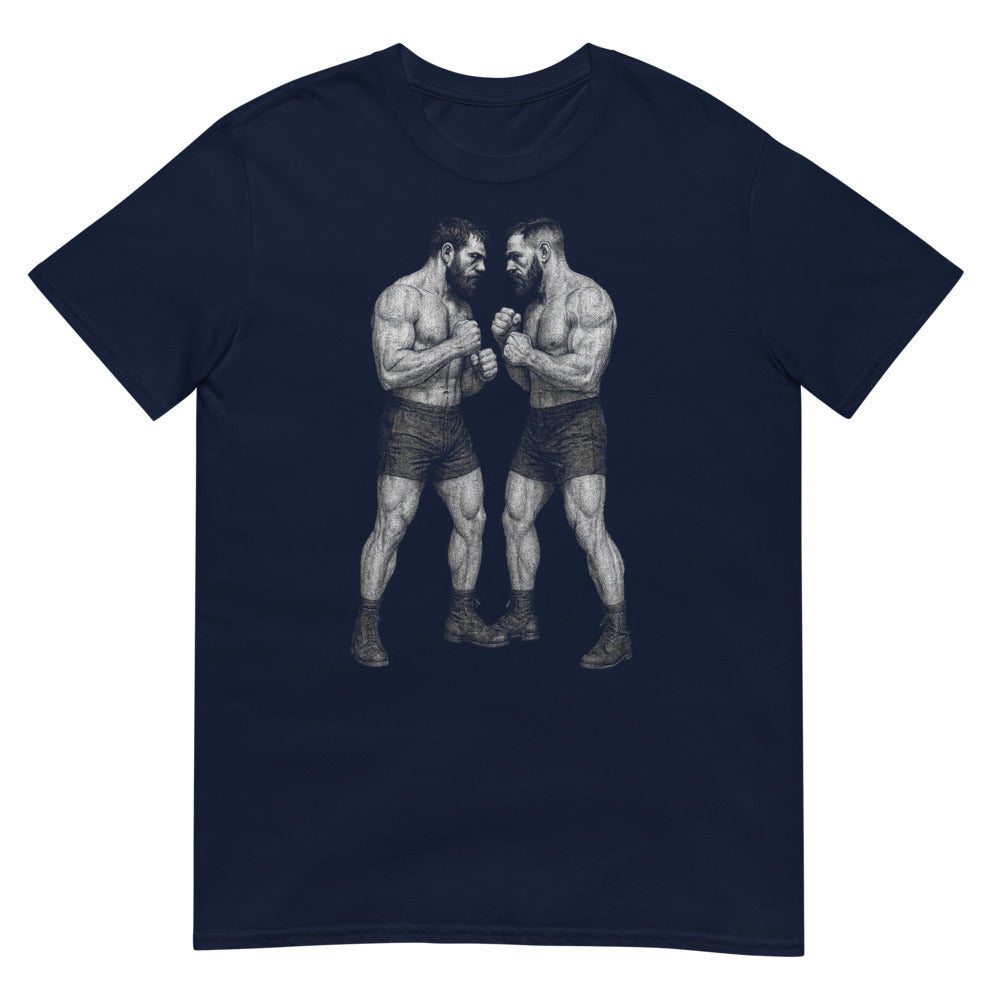 Debut garment mockup | Face Off (Daily Dozen) | Navy