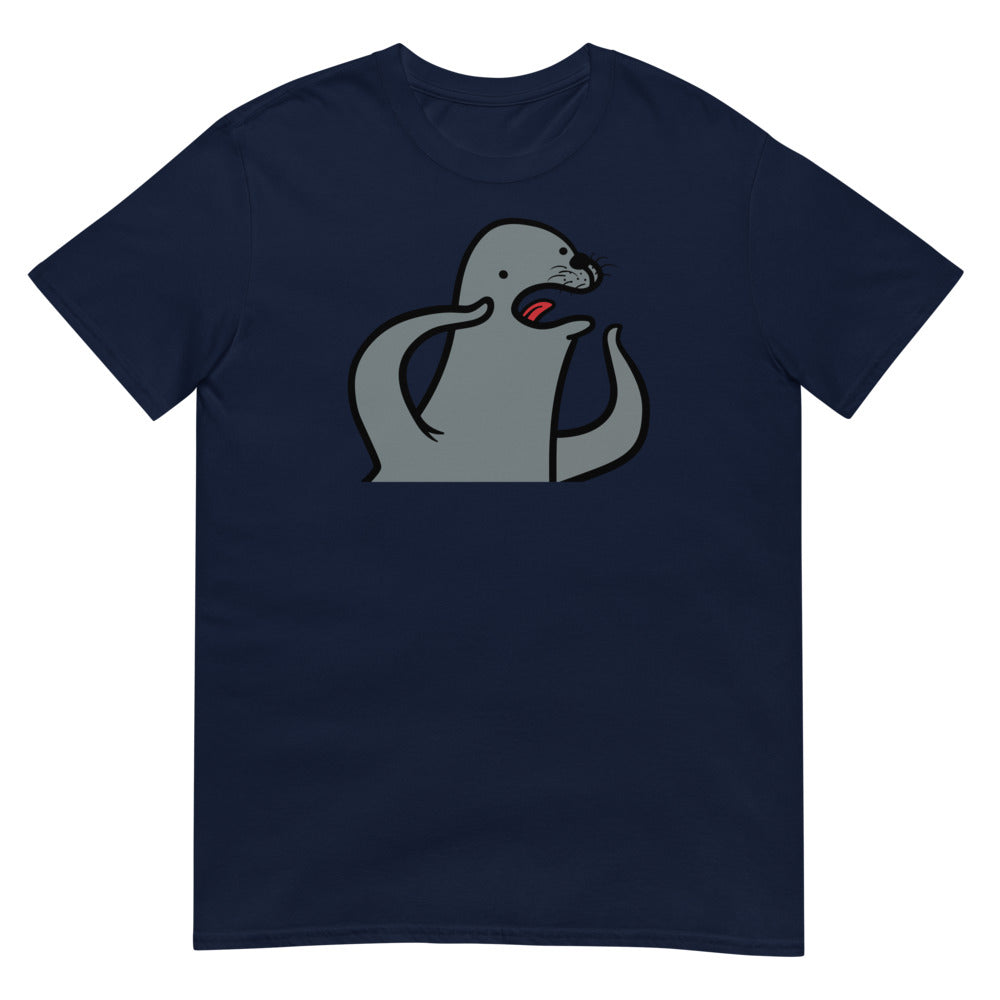 Debut garment mockup | Gay Seal (Daily Dozen) | Navy