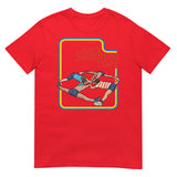 Debut garment mockup | Let's Summon Tops (Daily Dozen) | Red