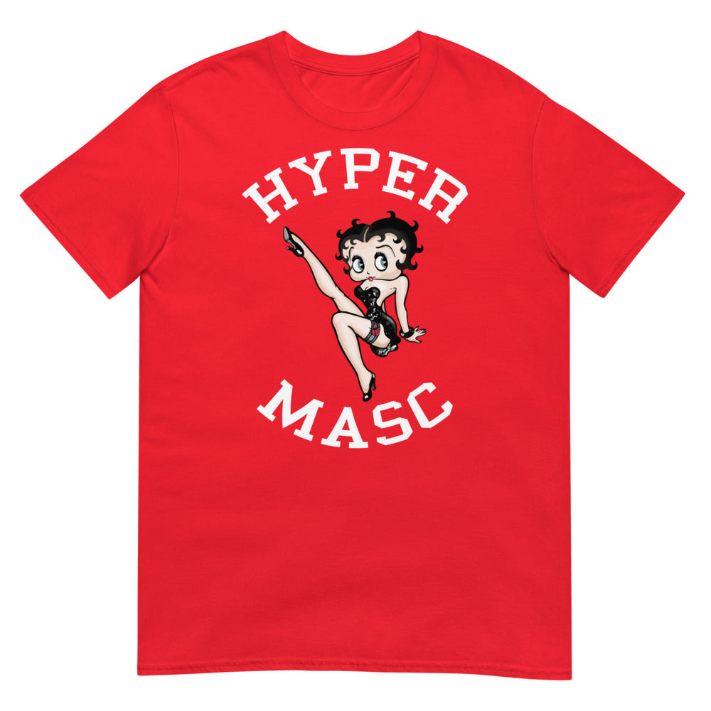 Debut garment mockup | Hyper Masc (Daily Dozen) | Red