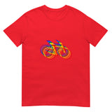 Debut garment mockup | Village Bicycle (Daily Dozen) | Red
