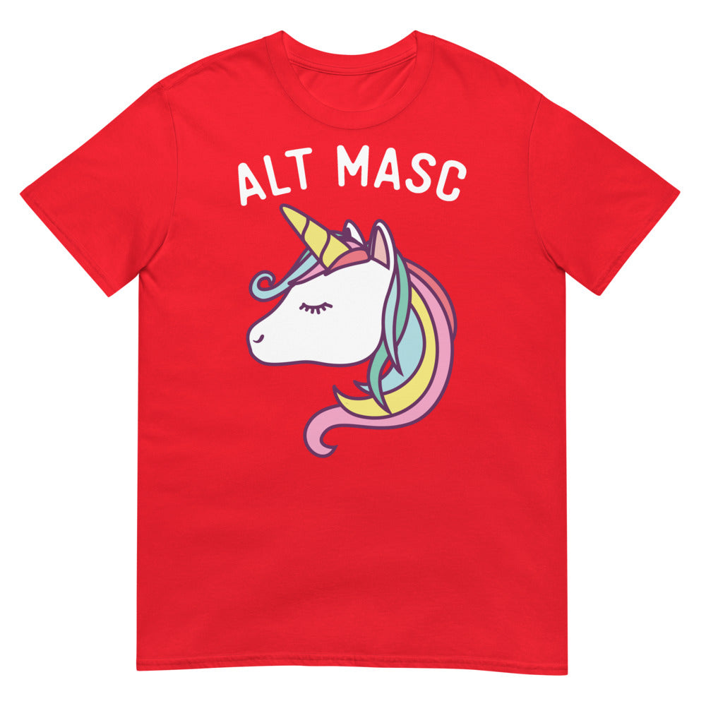 Debut garment mockup | Alt Masc (Daily Dozen) | Red