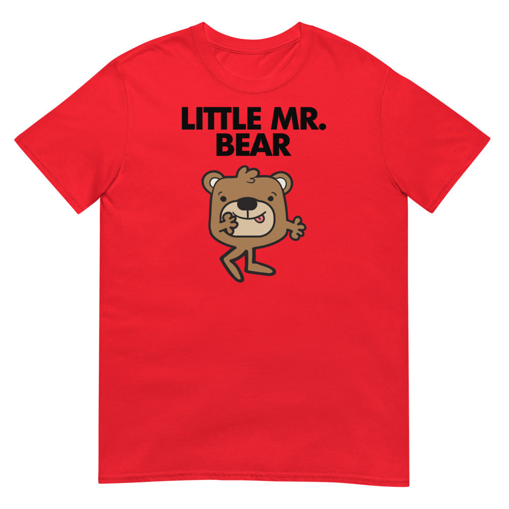 Debut garment mockup | Little Mr. Bear (Daily Dozen) | Red