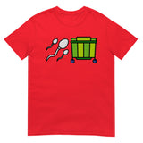 Debut garment mockup | Dumpster (Daily Dozen) | Red